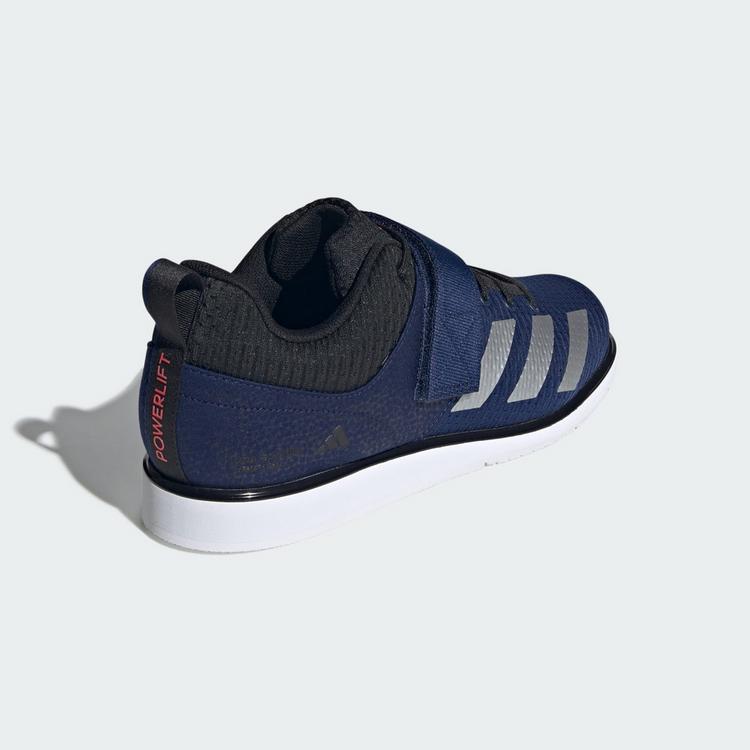 adidas adidas Powerlift 5 Gewichtheberschuh Fitnessschuhe - Dark Blue / Silver Metallic / Lucid Red - 4 | SportScheck