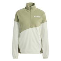adidas TERREX Multi Climawarm Fleece-oberteil Fleecepullover Damen - Tent Green / Halo Green