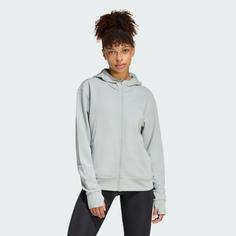 Rückansicht von adidas Designed 4 Training Kapuzenjacke Hoodie Damen Wonder Sage