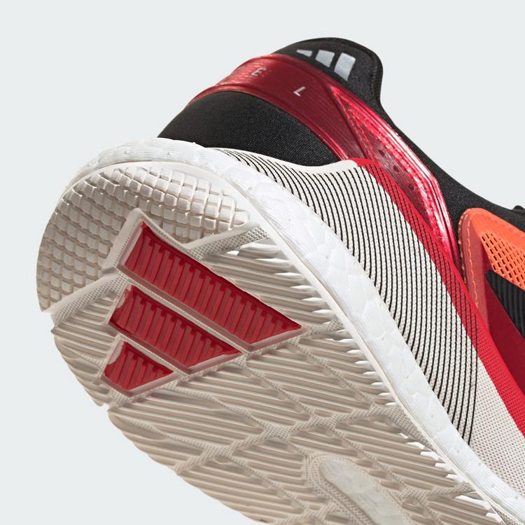 adidas adidas Crazyquick BOOST Padel-Schuh Tennisschuhe Herren - Lucid Orange / Core Black / Lucid Red - 6 | SportScheck