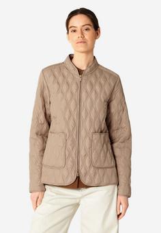 Rückansicht von Ilse Jacobsen AROS06 Steppjacke Damen Wheat