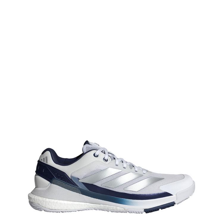 adidas adidas Crazyquick BOOST Padel-Schuh Tennisschuhe Herren - Cloud White / Silver Metallic / Dark Blue - 0 | SportScheck