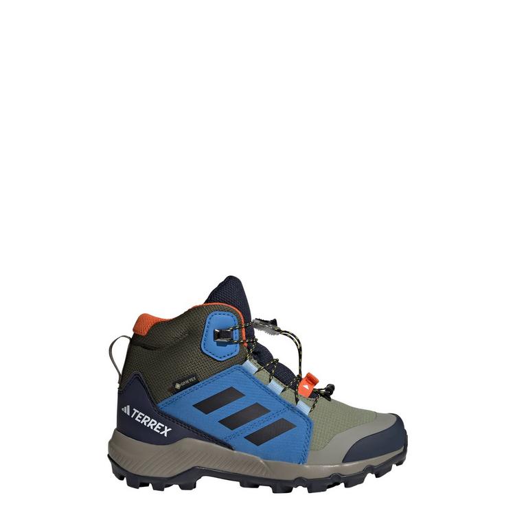 adidas adidas Terrex Mid GORE-TEX Wanderschuh Winterschuhe Kinder - Tent Green / Core Black / Ray Blue - 0 | SportScheck