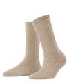 Falke Cosy Wool Boot Socken Damen - beige mel. (4091)