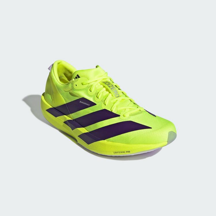 adidas adidas Adizero Adios 9 Laufschuh Laufschuhe Herren - Solar Yellow / Aurora Plum / Powder Plum - 3 | SportScheck