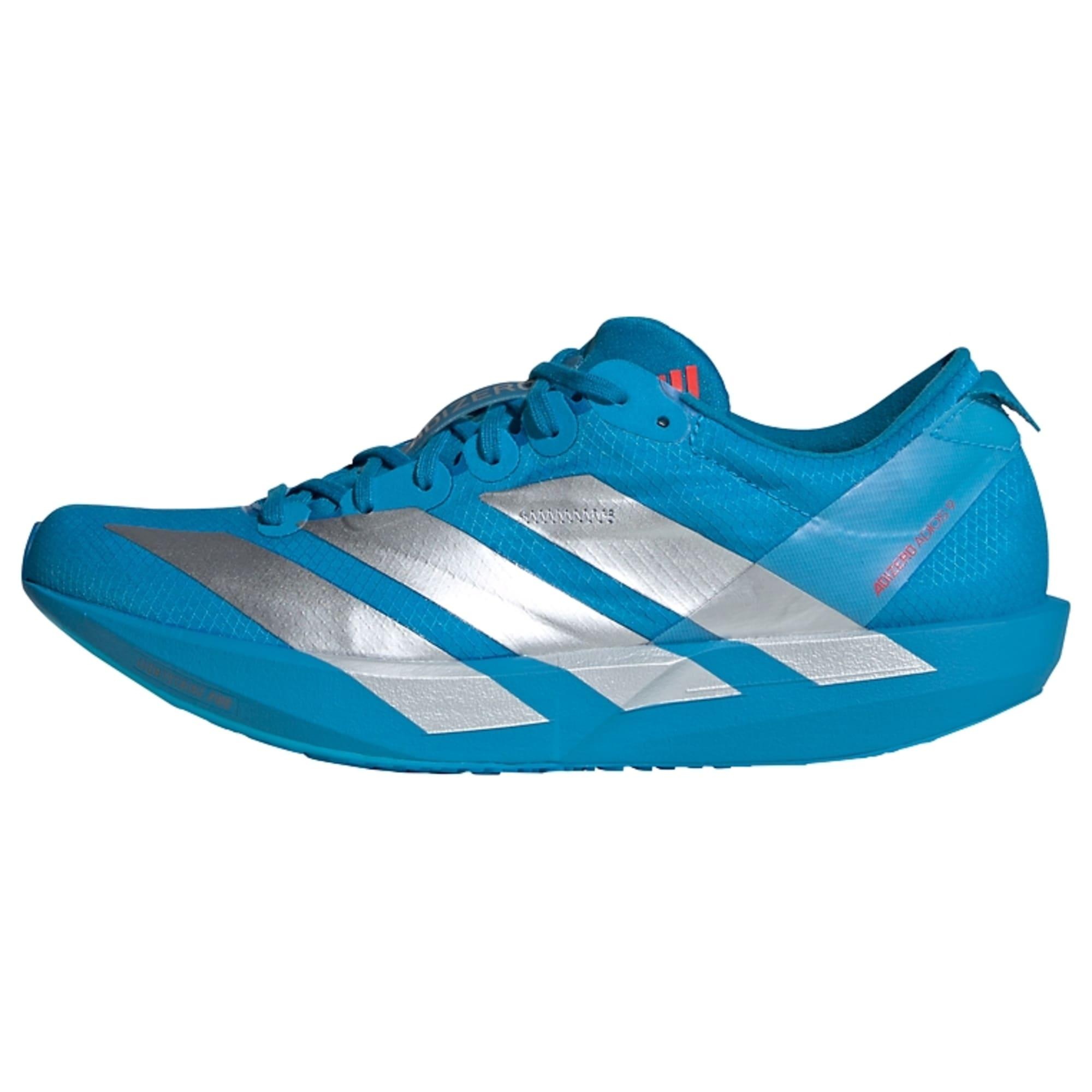 adidas Adizero Adios 9 Laufschuh Laufschuhe Damen - Silver Metallic / Silver Metallic / Lucid Red