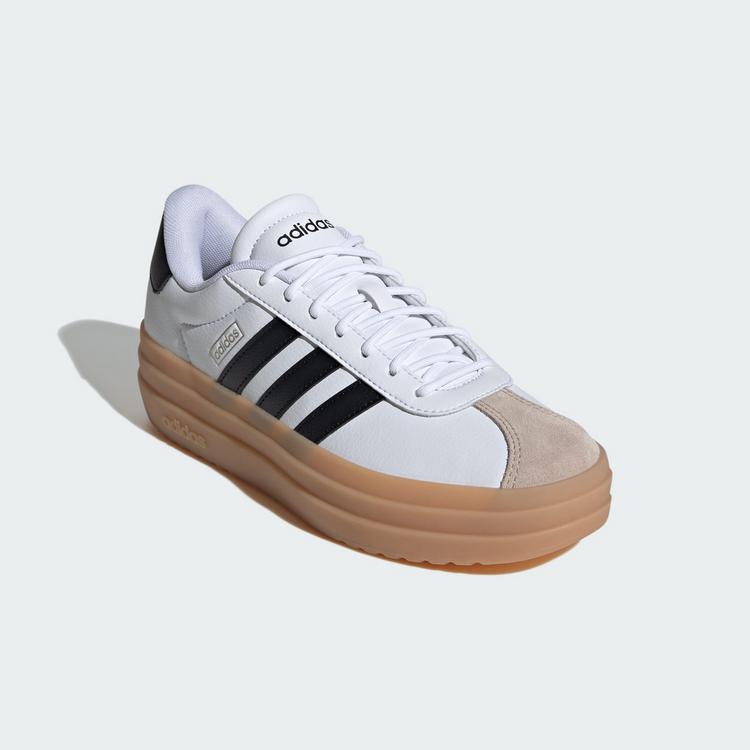 adidas adidas VL Court Bold Schuh Fitnessschuhe Damen - Cloud White / Core Black / Wonder Beige - 3 | SportScheck