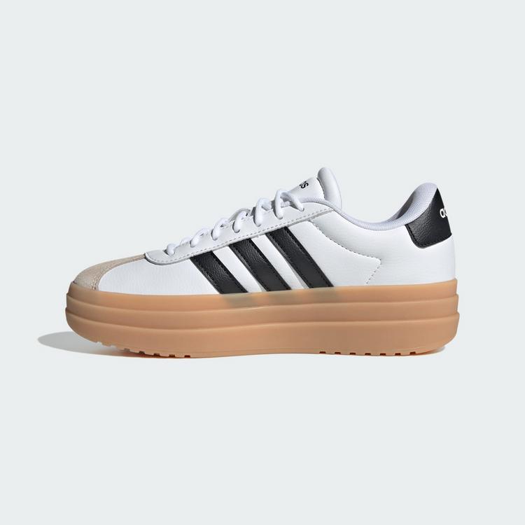 adidas adidas VL Court Bold Schuh Fitnessschuhe Damen - Cloud White / Core Black / Wonder Beige - 5 | SportScheck