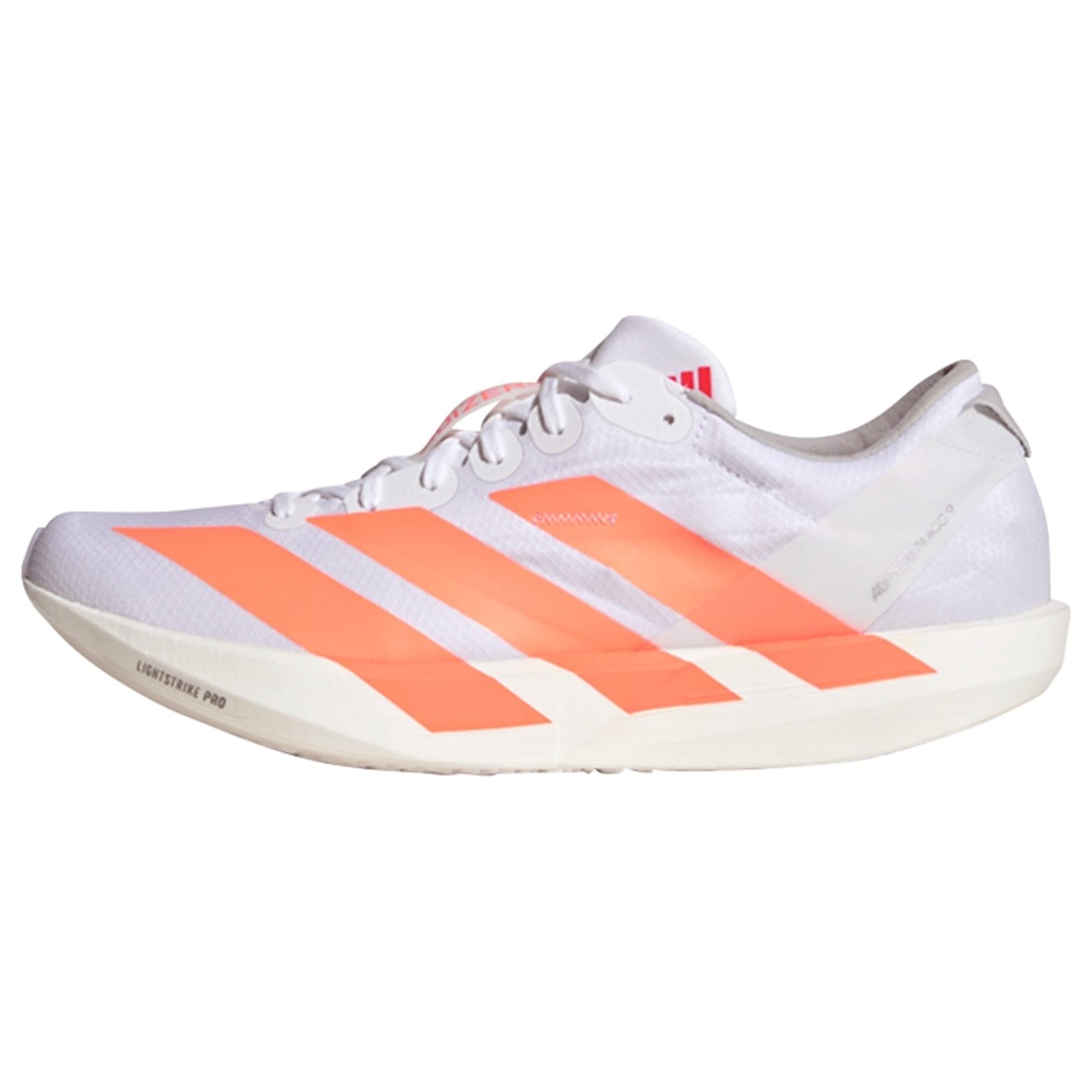 adidas Adizero Adios 9 Laufschuh Laufschuhe Herren - Cloud White / Lucid Orange / Lucid Red