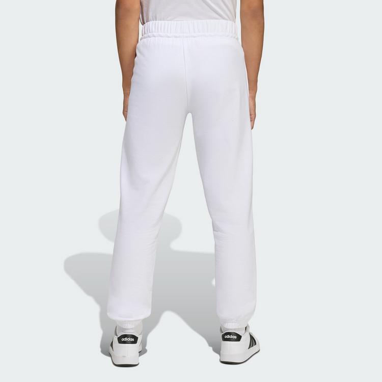 adidas adidas adidas Slogan Fleece-Hose Stoffhose Kinder - White - 1 | SportScheck
