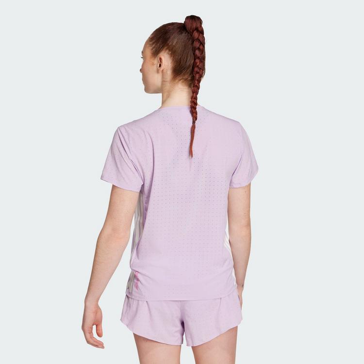 adidas adidas Adizero Running T-Shirt Laufshirt Damen - Powder Plum - 1 | SportScheck