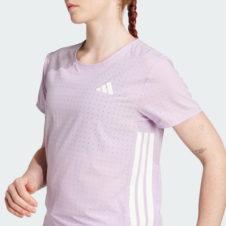 adidas adidas Adizero Running T-Shirt Laufshirt Damen - Powder Plum - 1 | SportScheck
