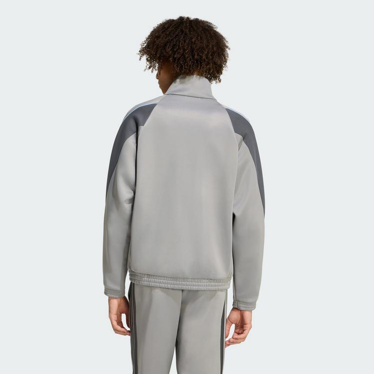 adidas adidas Stadium Trainingsjacke Trainingsanzug Herren - Charcoal Solid Grey / Grey Six / Glow Blue - 1 | SportScheck