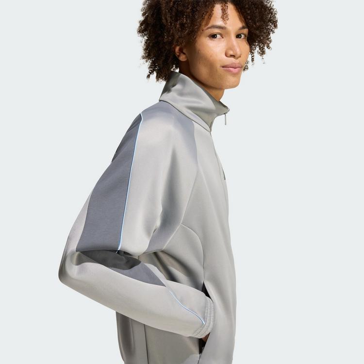 adidas adidas Stadium Trainingsjacke Trainingsanzug Herren - Charcoal Solid Grey / Grey Six / Glow Blue - 1 | SportScheck