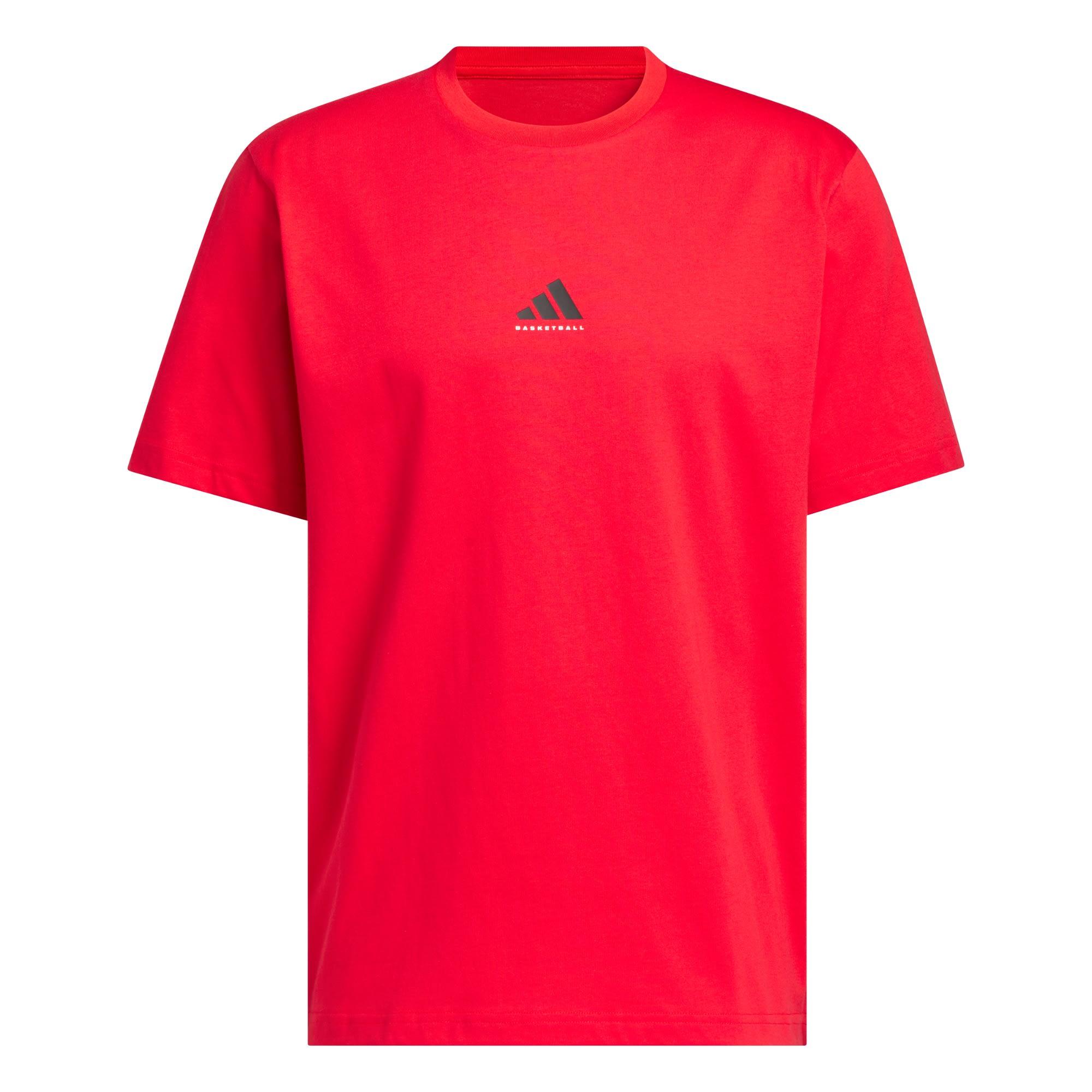 adidas adidas Basketball Graphic T-Shirt Basketball Shirt Herren - Pure Ruby