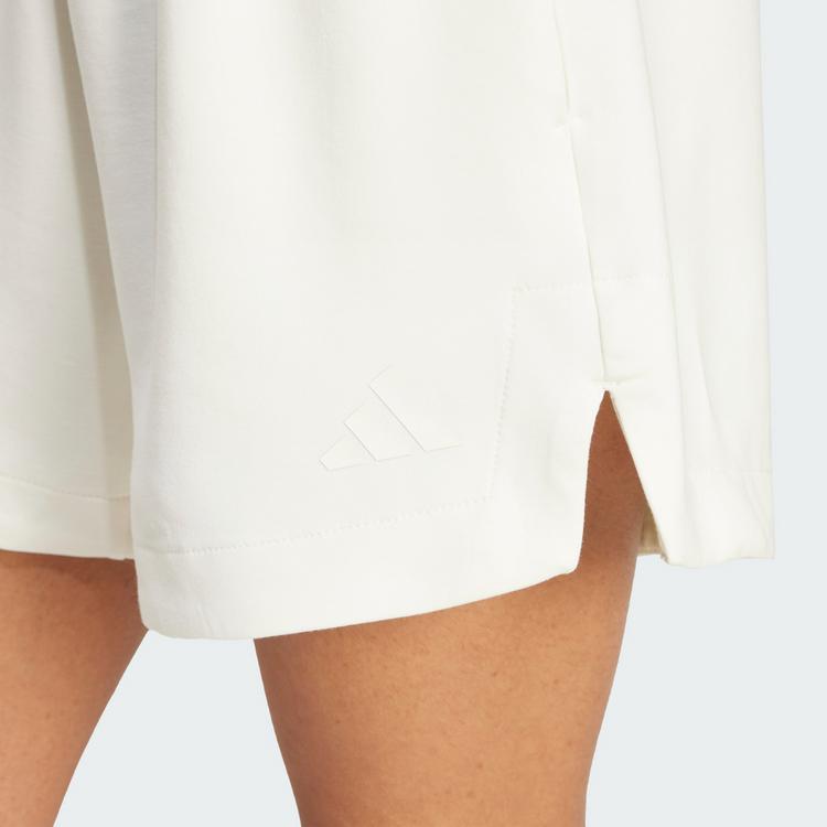 adidas adidas Soft Lux Shorts, locker geschnitten Funktionsshorts Damen - Off White - 0 | SportScheck