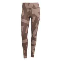 adidas Terrex Multi Printed Leggings Leggings Damen Trace Brown / Earth Strata