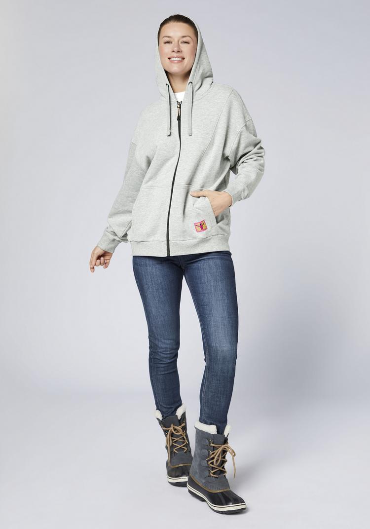 Chiemsee Chiemsee Sweatjacke Sweatjacke Damen - 17-4402M Neutral Gray Melange - 2 | SportScheck