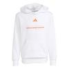 adidas adidas Slogan Fleece-Hoodie Hoodie Kinder - White