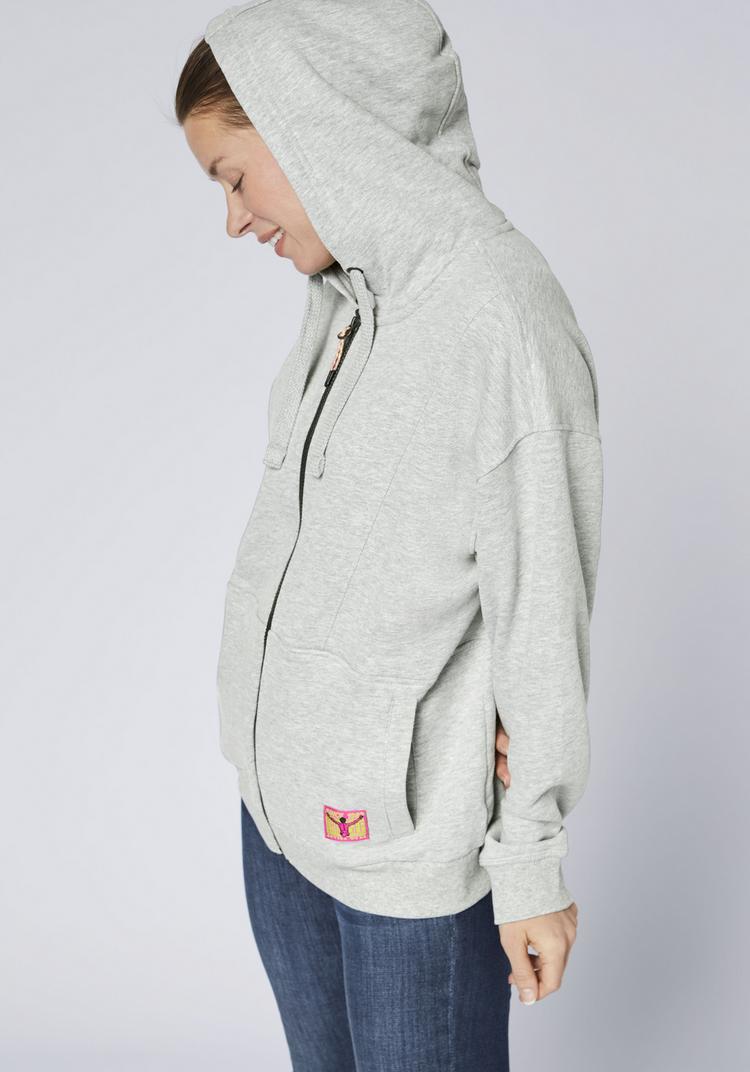 Chiemsee Chiemsee Sweatjacke Sweatjacke Damen - 17-4402M Neutral Gray Melange - 3 | SportScheck