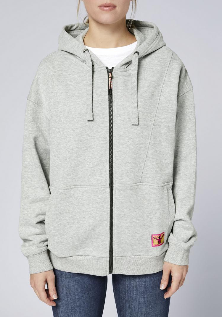 Chiemsee Chiemsee Sweatjacke Sweatjacke Damen - 17-4402M Neutral Gray Melange - 4 | SportScheck