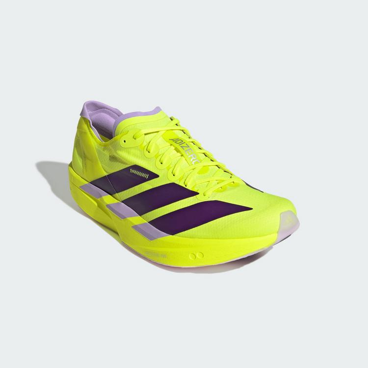 adidas adidas ADIZERO TAKUMI SEN 11 Schuhe Laufschuhe Herren - Solar Yellow / Aurora Plum / Powder Plum - 3 | SportScheck