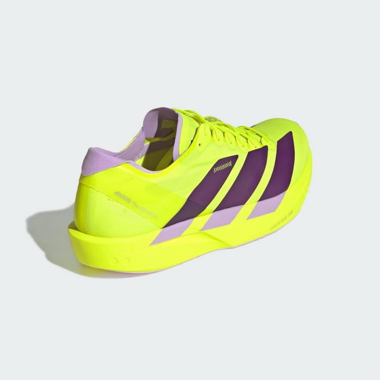 adidas adidas ADIZERO TAKUMI SEN 11 Schuhe Laufschuhe Herren - Solar Yellow / Aurora Plum / Powder Plum - 4 | SportScheck