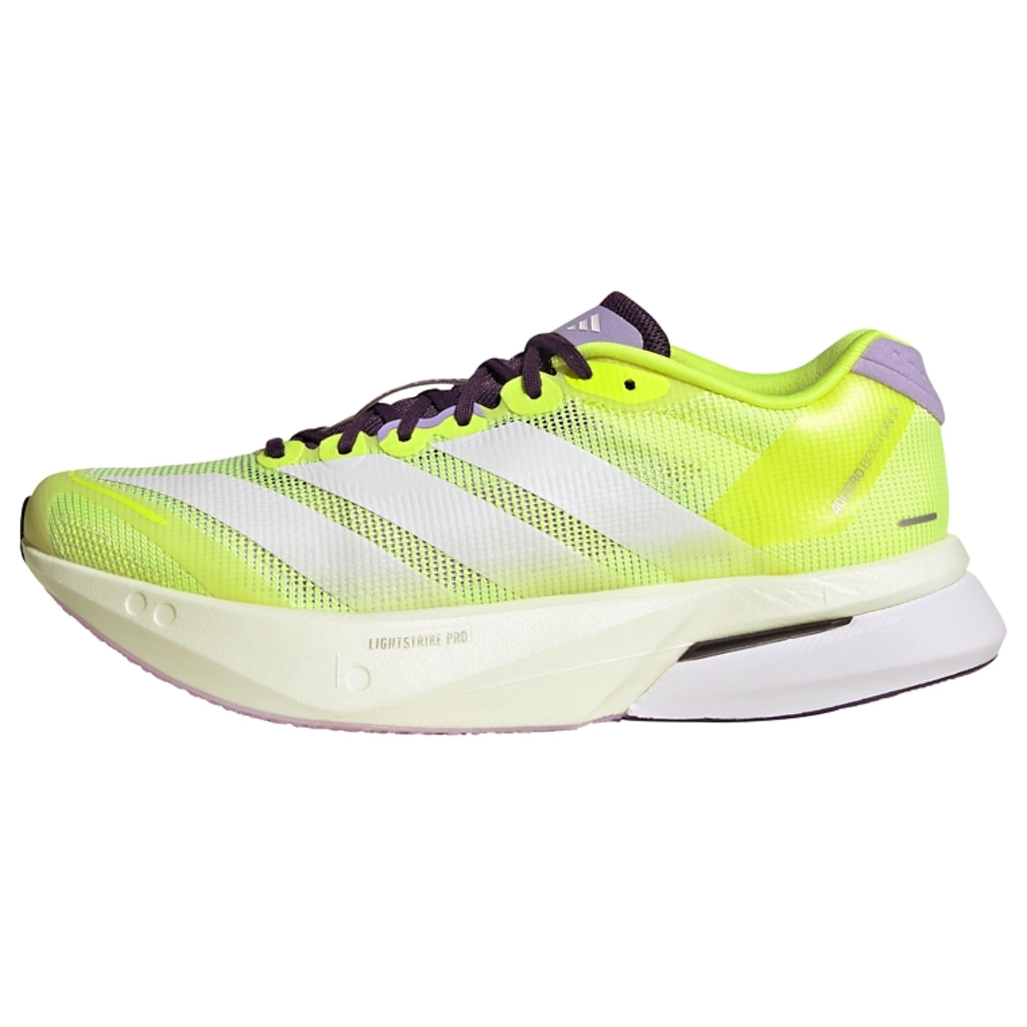 adidas Adizero&nbsp;Boston&nbsp;13&nbsp;Schuh Laufschuhe Damen - Solar Yellow / Cloud White / Powder Plum