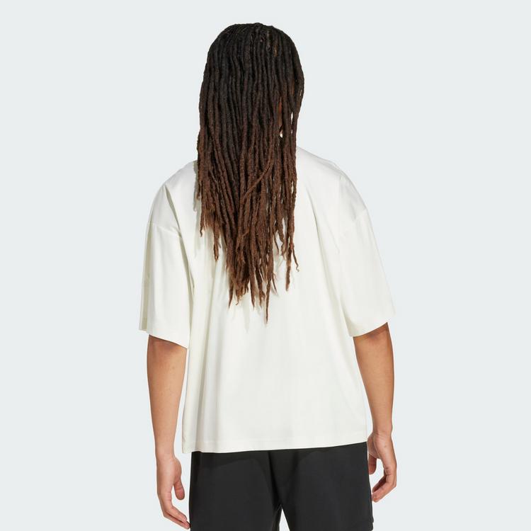 adidas adidas Soft Lux T-Shirt T-Shirt Herren - Off White - 1 | SportScheck