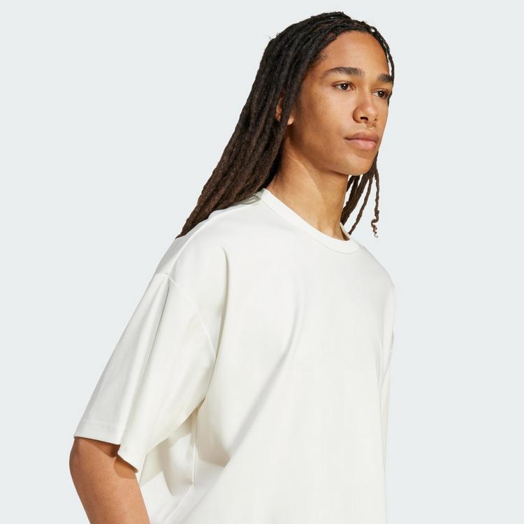 adidas adidas Soft Lux T-Shirt T-Shirt Herren - Off White - 1 | SportScheck