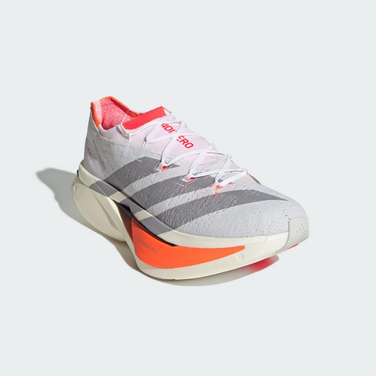 adidas adidas Adizero Prime X3 Strung Schuh Laufschuhe - Cloud White / Cloud White / Lucid Red - 3 | SportScheck