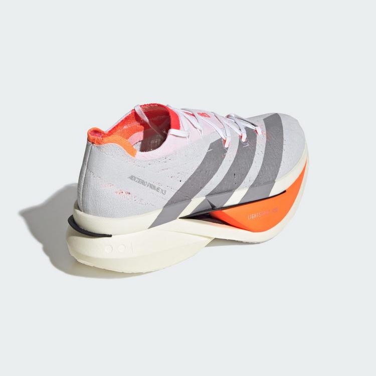 adidas adidas Adizero Prime X3 Strung Schuh Laufschuhe - Cloud White / Cloud White / Lucid Red - 4 | SportScheck