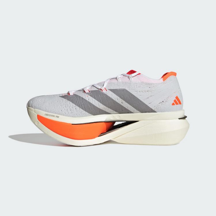 adidas adidas Adizero Prime X3 Strung Schuh Laufschuhe - Cloud White / Cloud White / Lucid Red - 5 | SportScheck