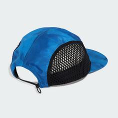 Rückansicht von adidas Running Graphic Kappe Cap Ray Blue / Tech Indigo