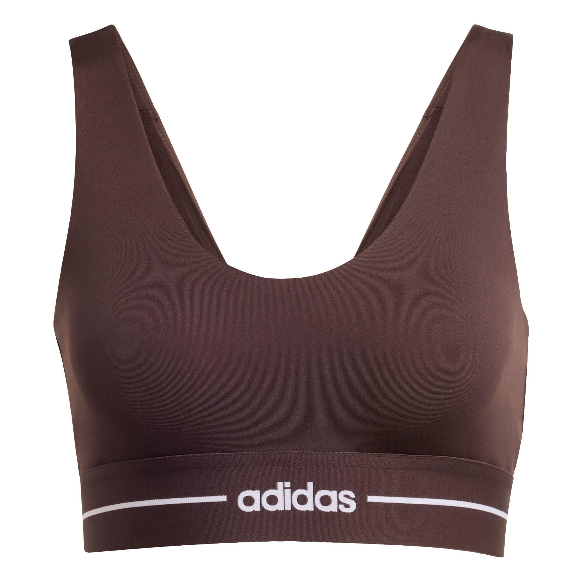adidas Hyperglam BH, leicht st&uuml;tzend BH Damen - Aurora Coffee