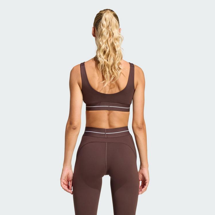 adidas adidas Hyperglam BH, leicht st&uuml;tzend BH Damen - Aurora Coffee - 1 | SportScheck