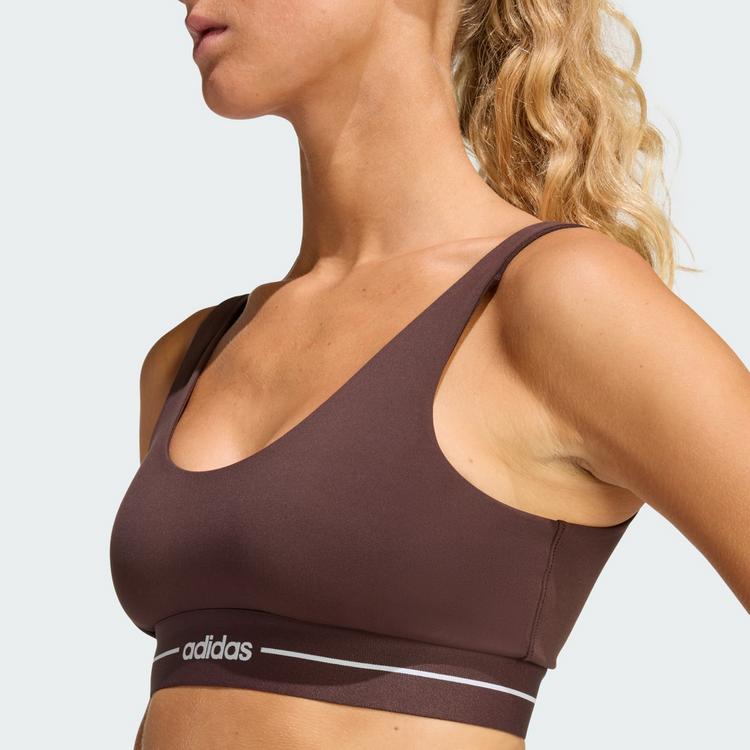 adidas adidas Hyperglam BH, leicht st&uuml;tzend BH Damen - Aurora Coffee - 2 | SportScheck