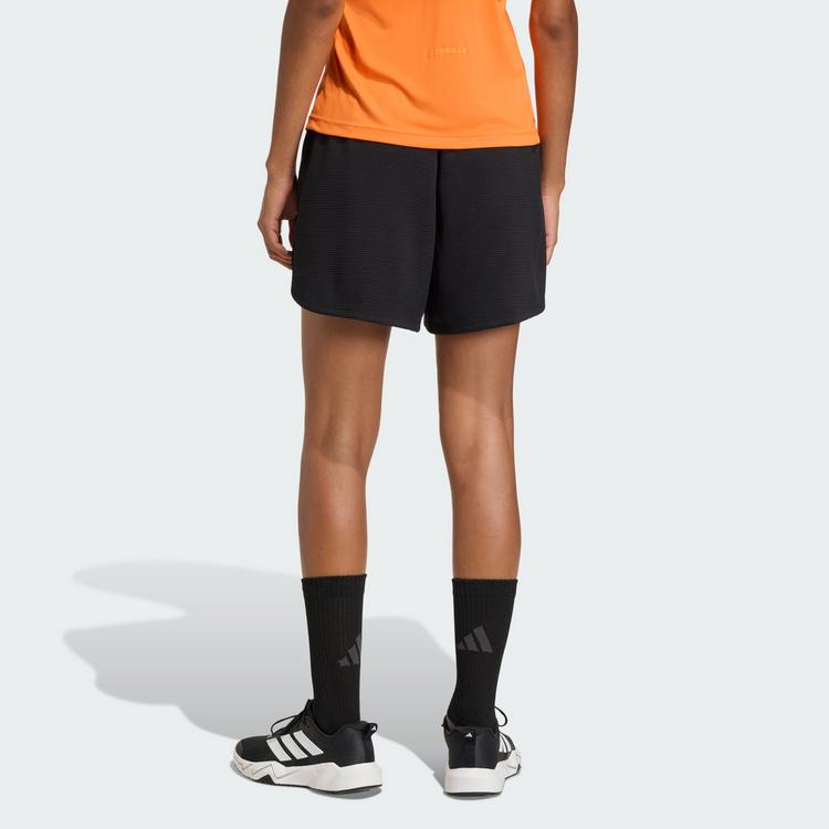 adidas adidas Pacer Workout Waffle Shorts Funktionsshorts Damen - Black - 1 | SportScheck
