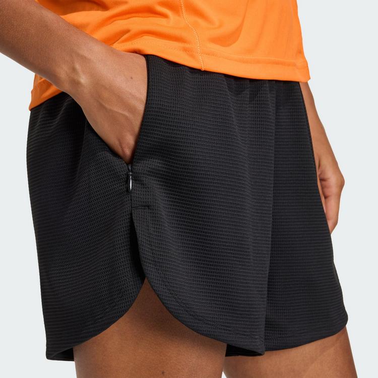 adidas adidas Pacer Workout Waffle Shorts Funktionsshorts Damen - Black - 1 | SportScheck