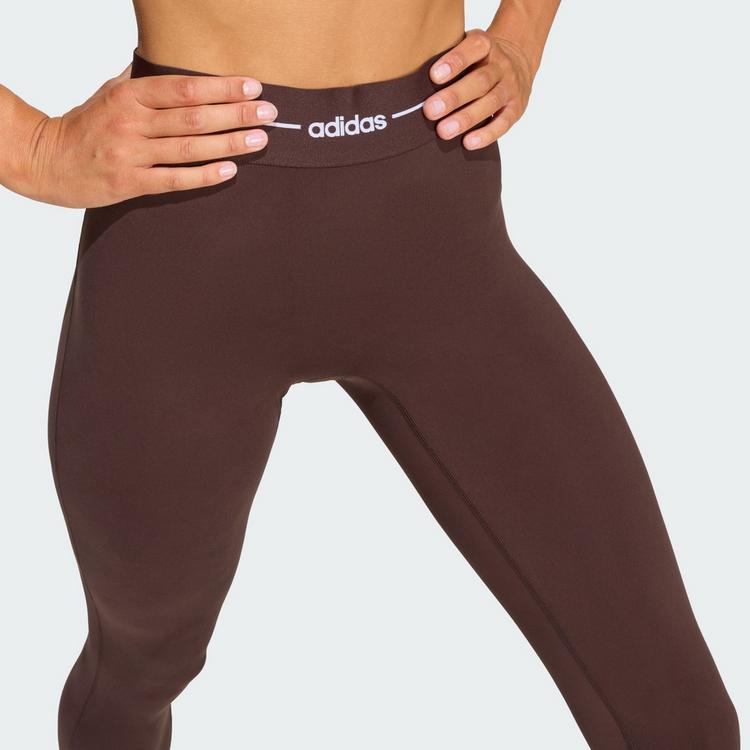 adidas adidas Hyperglam Full Length Leggings Tights Damen - Aurora Coffee - 0 | SportScheck