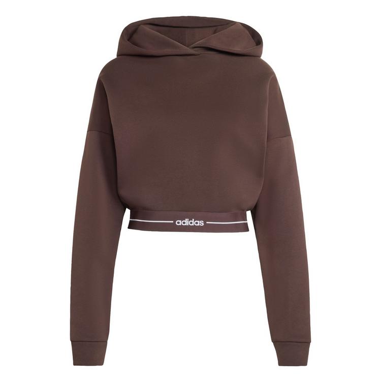 adidas adidas Hyperglam Cropped Hoodie Hoodie Damen - Aurora Coffee - 0 | SportScheck