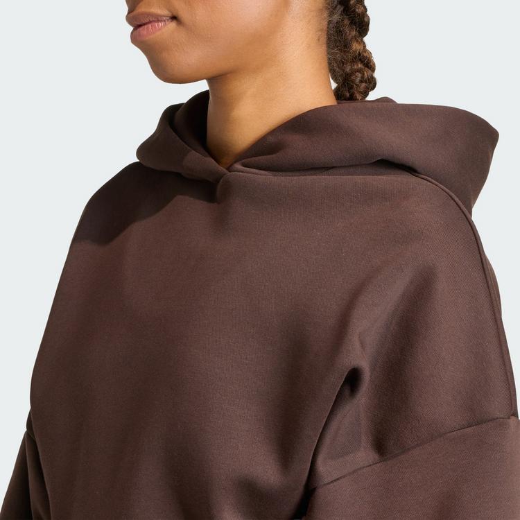 adidas adidas Hyperglam Cropped Hoodie Hoodie Damen - Aurora Coffee - 1 | SportScheck