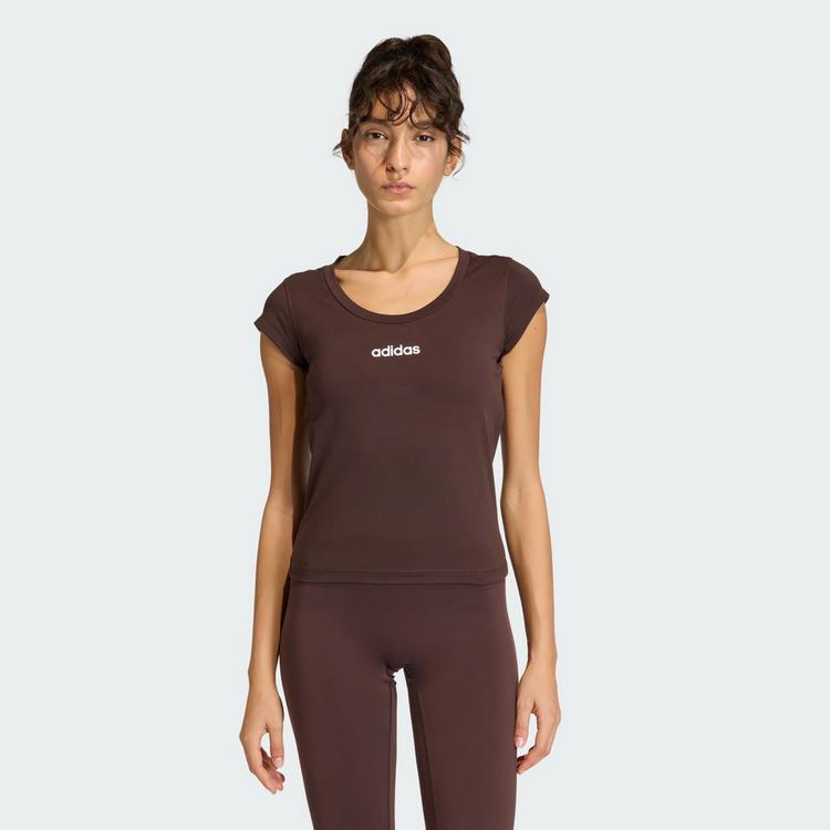 adidas adidas Hyperglam Baby T-Shirt Funktionsshirt Damen - Aurora Coffee - 0 | SportScheck