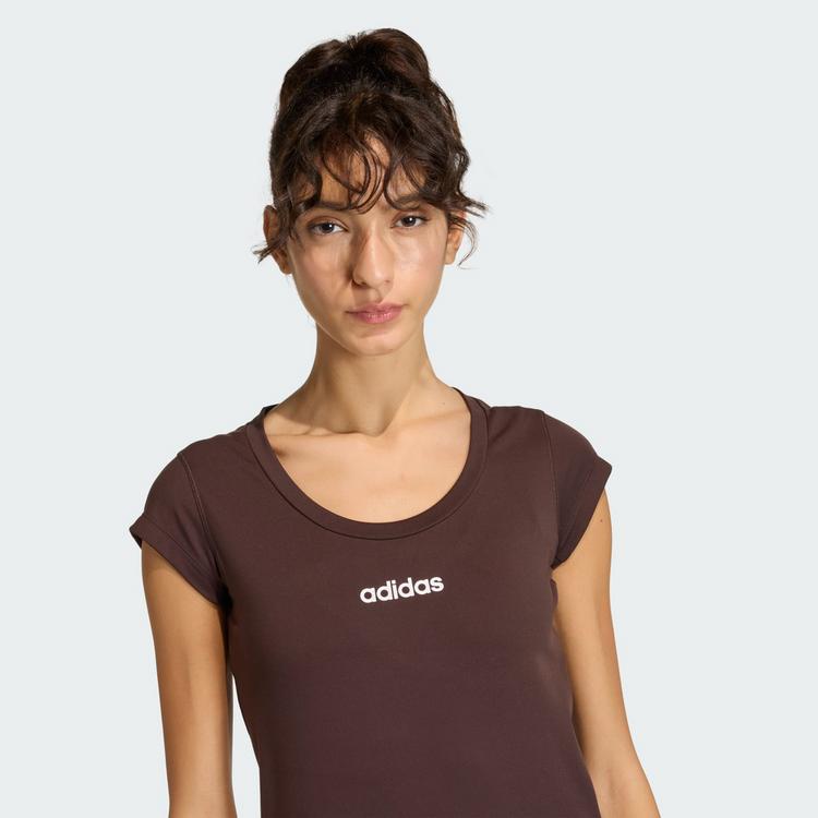 adidas adidas Hyperglam Baby T-Shirt Funktionsshirt Damen - Aurora Coffee - 0 | SportScheck