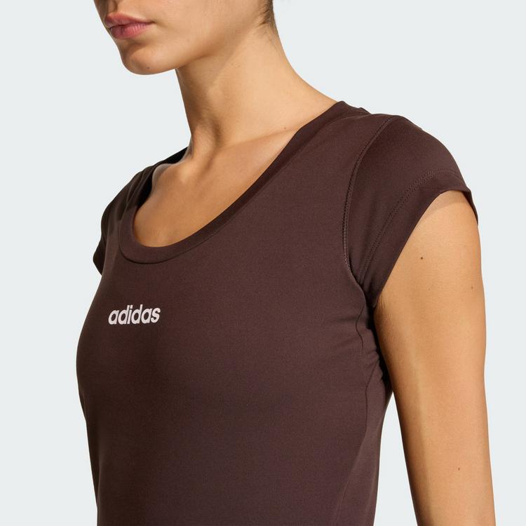adidas adidas Hyperglam Baby T-Shirt Funktionsshirt Damen - Aurora Coffee - 1 | SportScheck