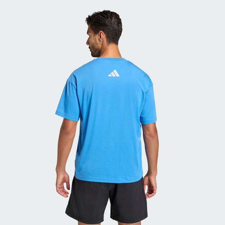 adidas adidas CLIMACOOL TECH TRAINING GRAFIK T-SHIRT T-Shirt Herren - Ray Blue - 1 | SportScheck