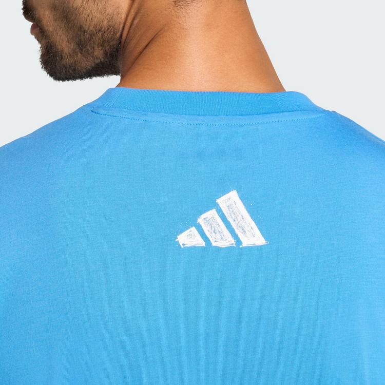 adidas adidas CLIMACOOL TECH TRAINING GRAFIK T-SHIRT T-Shirt Herren - Ray Blue - 0 | SportScheck