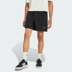 Rückansicht von adidas SOFT LUX SHORTS Funktionsshorts Herren Black