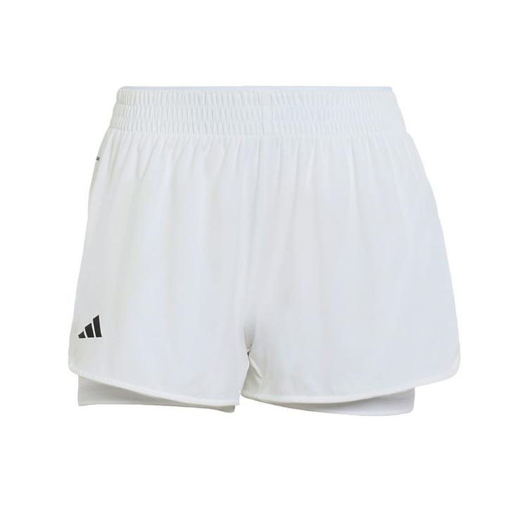 adidas adidas TENNIS CLIMACOOL 2IN1 MATCH SHORTS Tennisshorts Damen - White - 0 | SportScheck