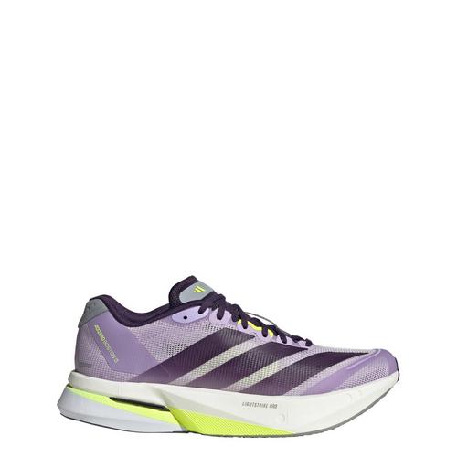 Rückansicht von adidas Adizero Boston 13 Schuh Laufschuhe Damen Powder Plum / Aurora Plum / Preloved Violet